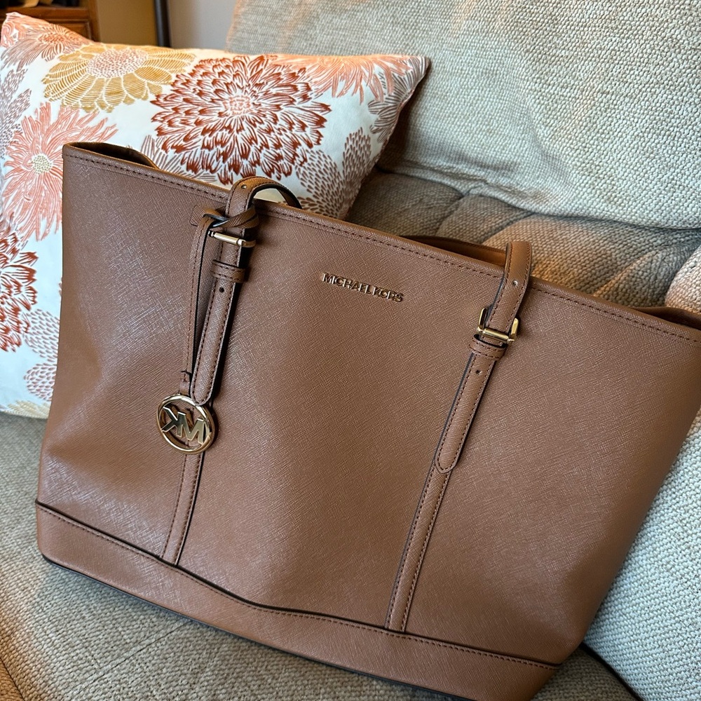Michael Kors Tan Leather Tote